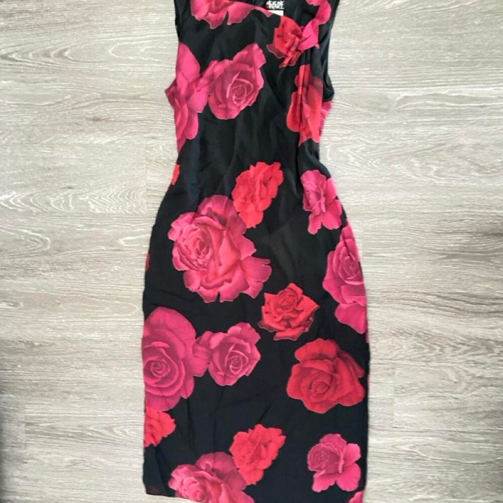 Vintage 90s whimsigoth romantic black dress